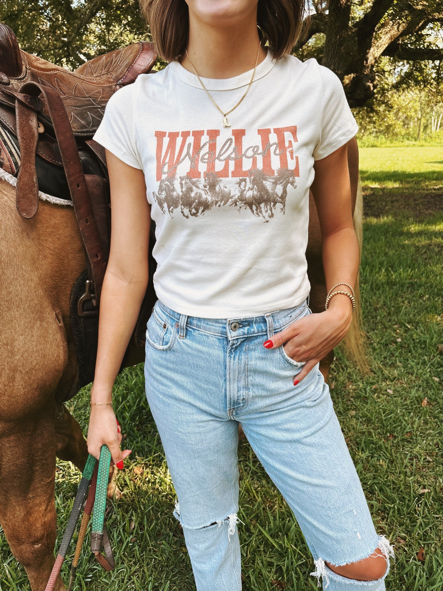 Willie Nelson Baby Tee