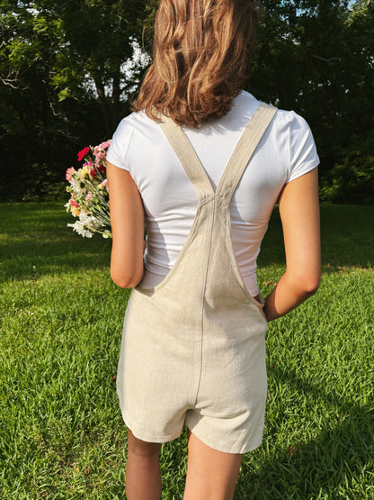 Oatmeal Beach Romper