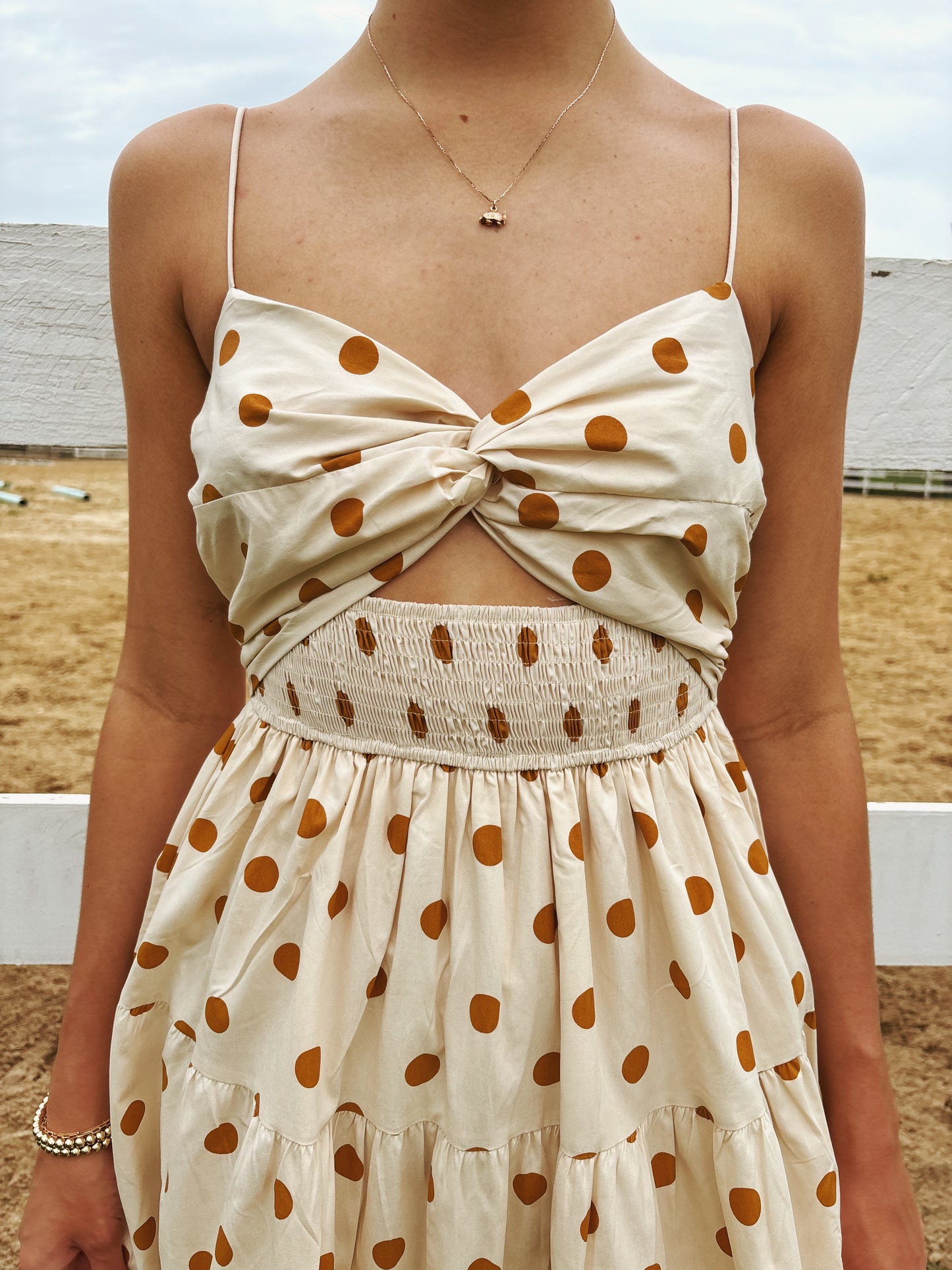 Golden Yellow Midi Dress