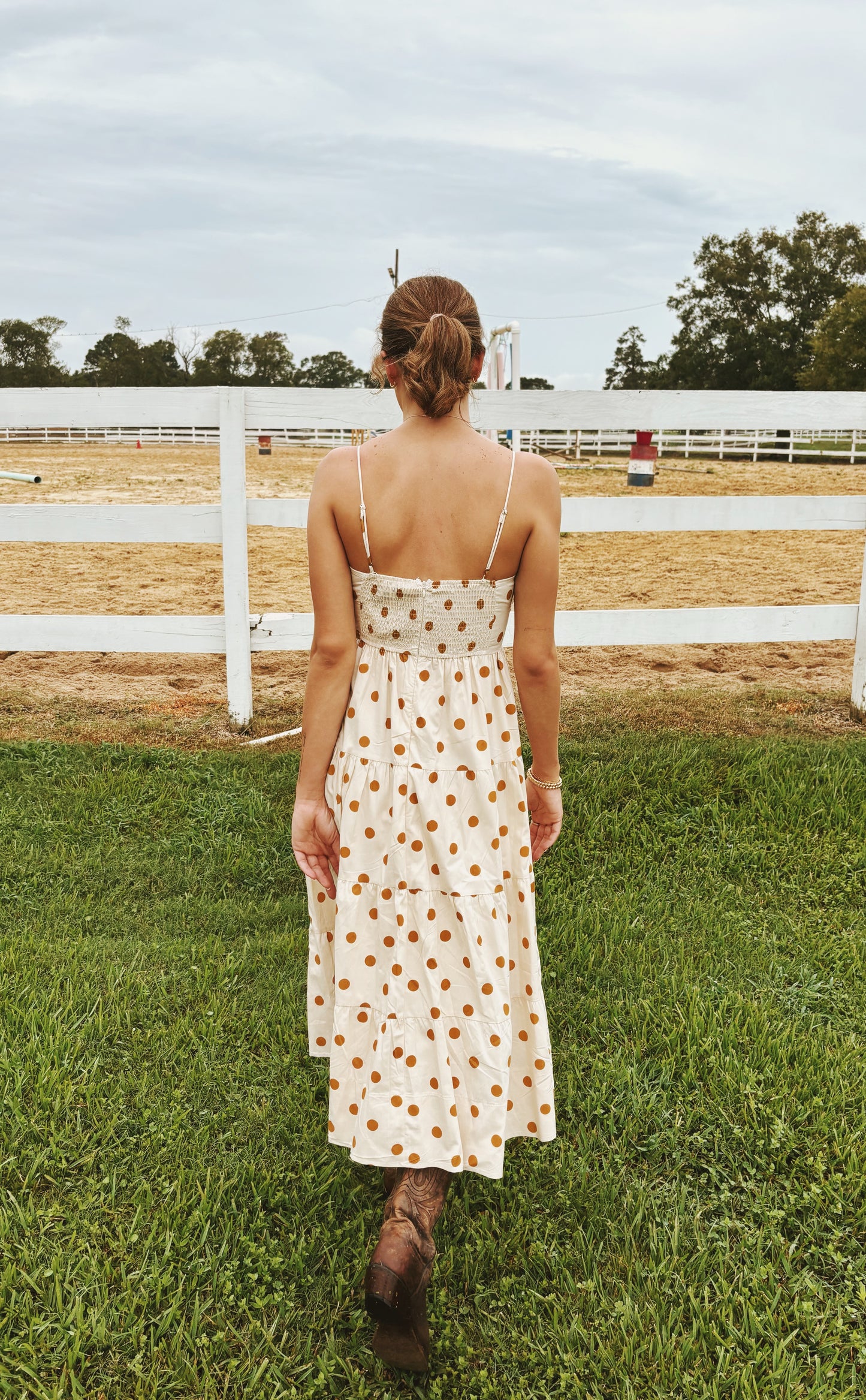 Golden Yellow Midi Dress