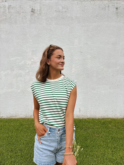 Green Apple Sleeveless Top