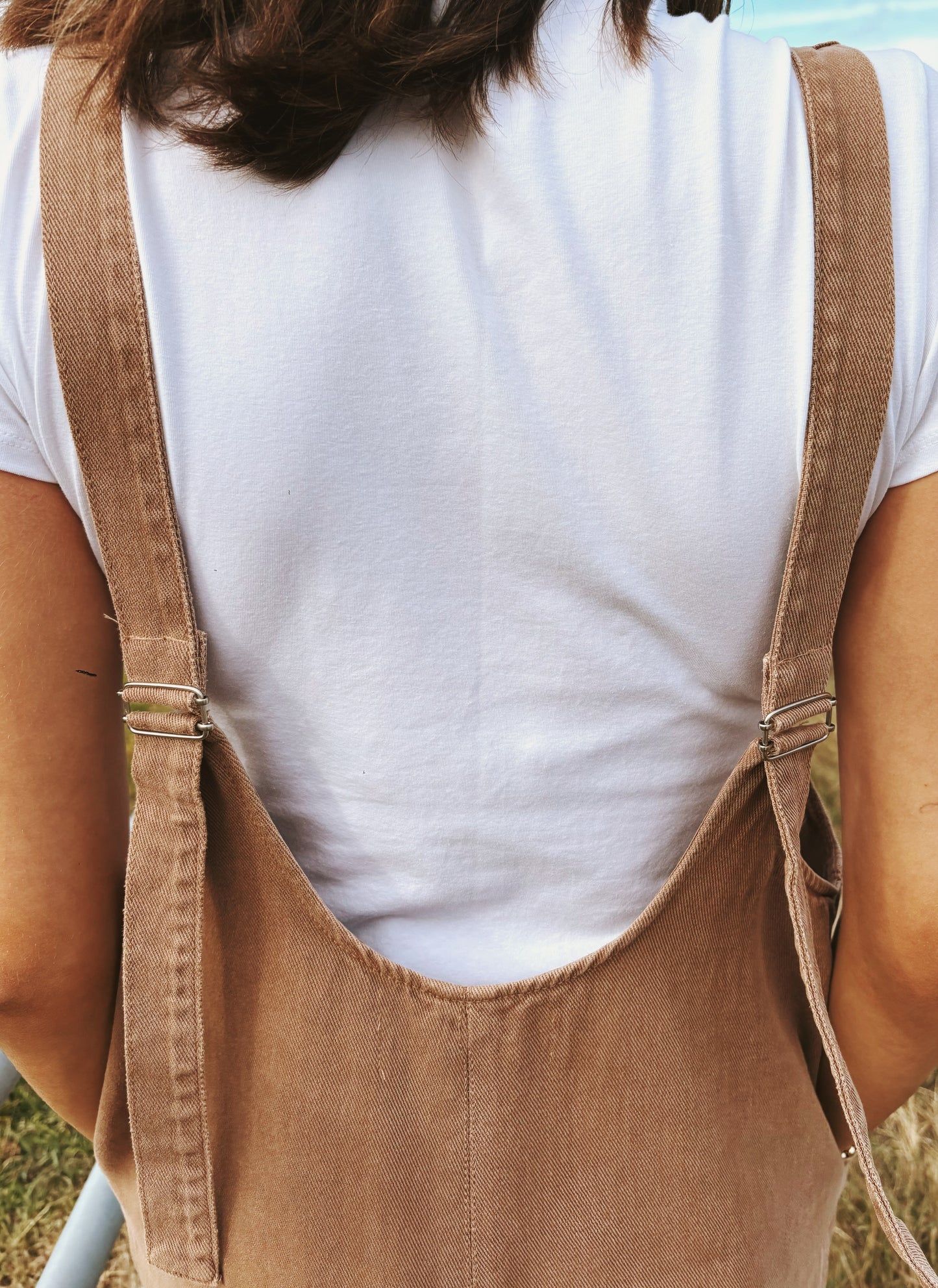 Mocha Denim Overalls