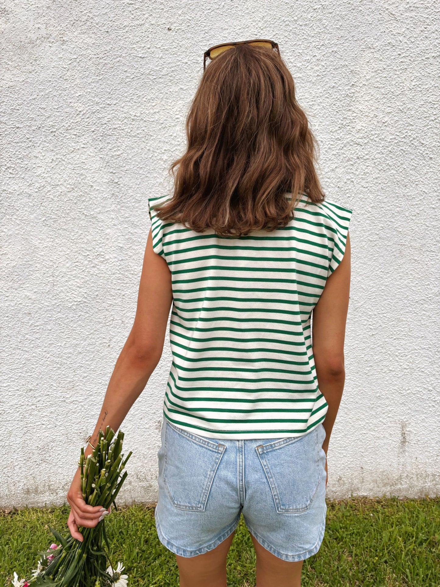 Green Apple Sleeveless Top