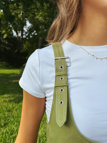 Buckle Green Romper